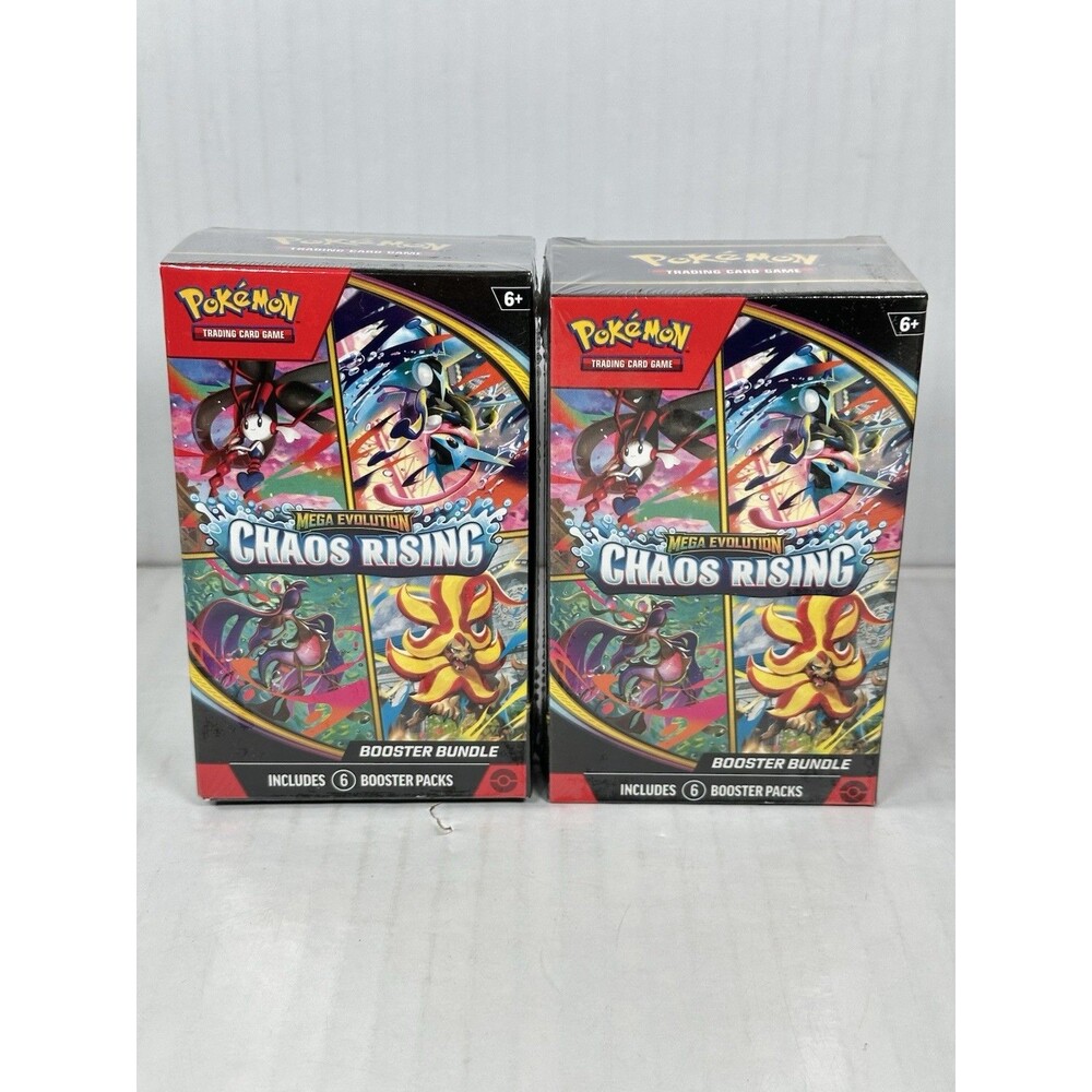 Lot Of 2 - Pokemon Chaos Rising Booster Bundle - New Sealed READY TO SHIP